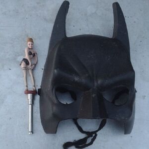 Black Superhero Mask for Kids